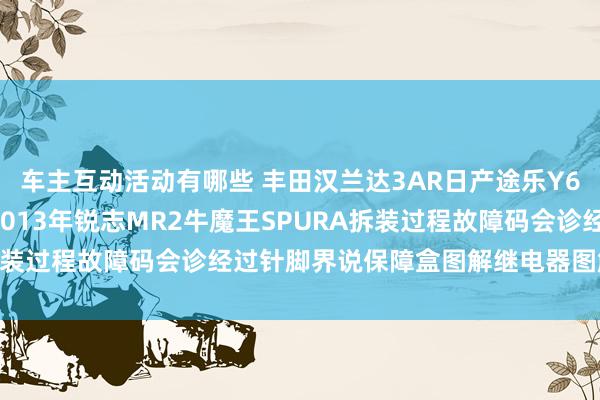 车主互动活动有哪些 丰田汉兰达3AR日产途乐Y60维修手册电路图府上2013年锐志MR2牛魔王SPURA拆装过程故障码会诊经过针脚界说保障盒图解继电器图解线束走